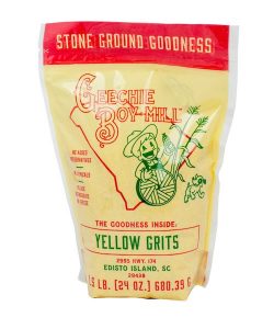 A package of Geechie Boy Mill Grits