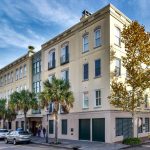 Exterior view of the Vendue Range condominiums in Downtown Charleston